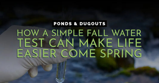 How a Simple Fall Water Test Can Make Life Easier Come Spring Pond Supply