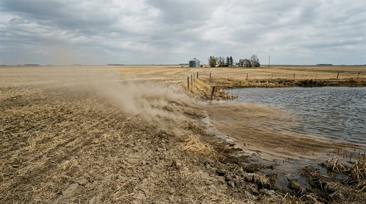 When the Prairie Blows: Dust Storm Aftermath and What It Means for Your Pond