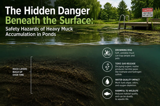 The Hidden Danger Beneath the Surface: Safety Hazards of Heavy Muck Accumulation in Ponds Pond Supply