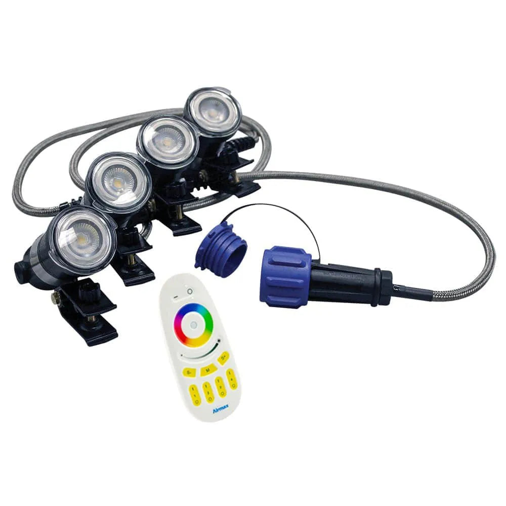 RGBW Color-Changing LED Fountain Light Sets | Floating Fountain LED | Standard Power Cord Pond Supply
