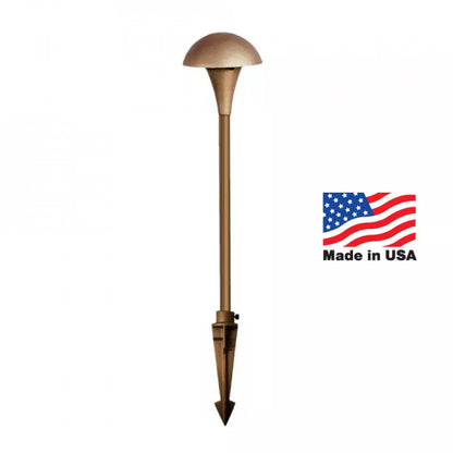 Small Mushroom Area/Path Light | Pathway Lights | CAST Bronze Light Fixture Pond Supply