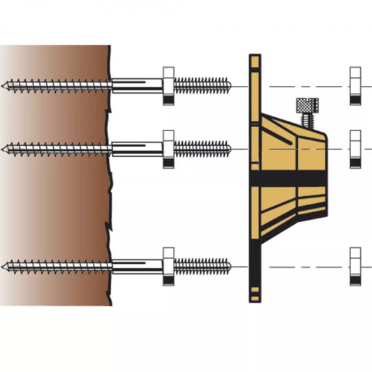 Tree Mount SS Hanger Bolts Pond Supply