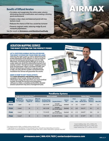 Airmax PS10 | Water Aeration | Pond Aerator | Up to 1 Acre Pond Supply